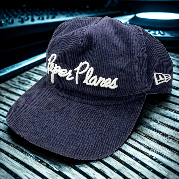 Roc-Nation X New Era Paper Planes Corduroy The Golfer Snapback Hat Cap Blue NWOT - Picture 1 of 8